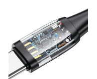 USAMS Kabel 2xC/USB/Micro-USB/Lightning 6w1 1,2m 100W PD czarny - 1568995 - zdjęcie 5